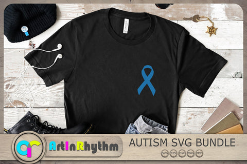 Autism Ribbon Svg, Autism Awareness Svg, Autism Svg, Ribbon Svg SVG Artinrhythm shop 