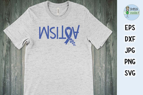 Autism, see the world differently design SVG Shelly Creates IT 