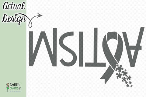 Autism, see the world differently design SVG Shelly Creates IT 