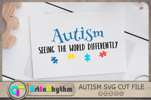 Autism Seeing the world differently Svg, Autism Svg, Autism Awareness Svg SVG Artinrhythm shop 