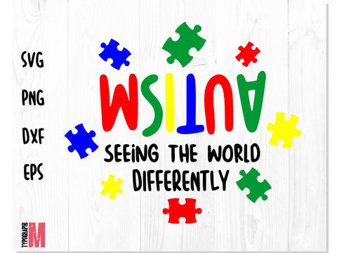 Autism Seeing the World Differently SVG SVG CreativeStudioTM 