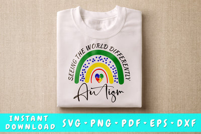 Autism Seeing The World Differently SVG SVG HappyDesignStudio 
