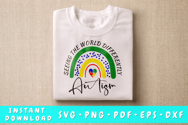 Autism Seeing The World Differently SVG SVG HappyDesignStudio 