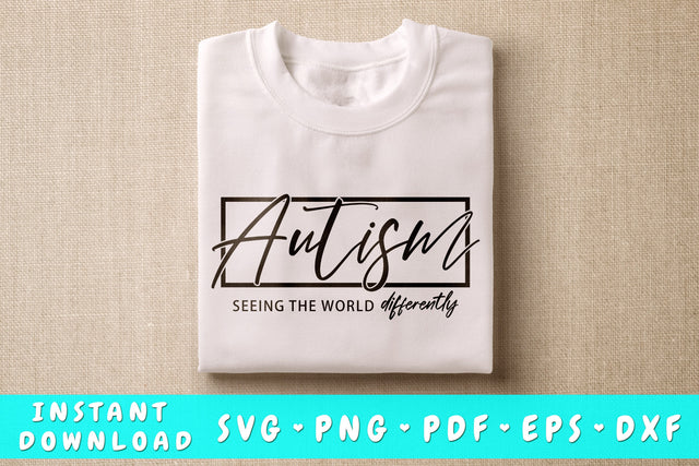 Autism Seeing The World Differently SVG SVG HappyDesignStudio 