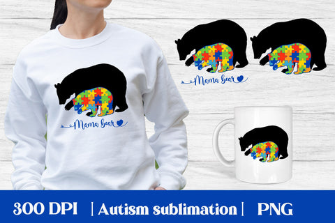 Autism sublimation | Autism mama PNG Sublimation Svetana Studio 