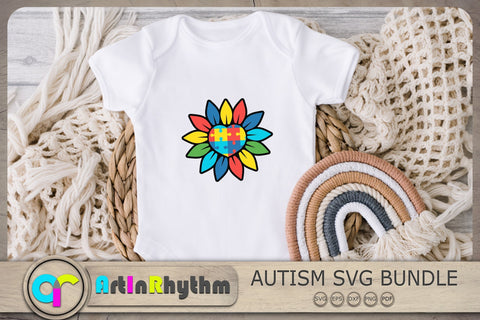 Autism Sunflower Svg, Autism Svg, Autism Awareness Svg, Sunflower Svg SVG Artinrhythm shop 