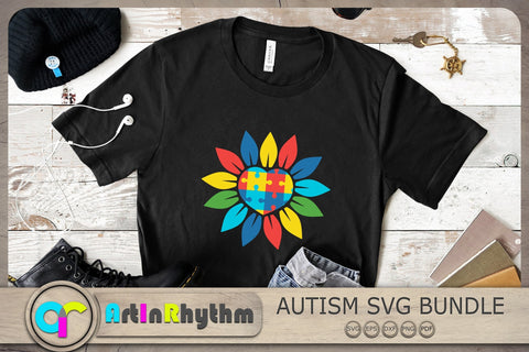 Autism Sunflower Svg, Autism Svg, Autism Awareness Svg, Sunflower Svg SVG Artinrhythm shop 