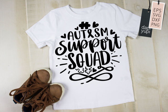 Autism Support Squad SVG dapiyupi store 