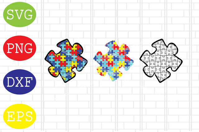 Autism Svg, Autism Puzzle Svg, Autism Love Svg, Png, Eps, Dxf Files SVG DigitalSvgFiles 