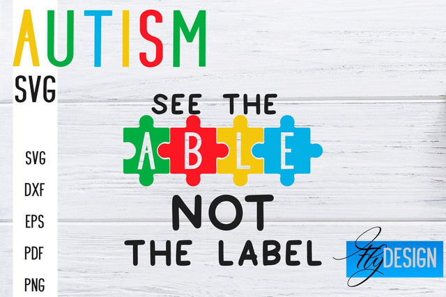 Autism SVG | Autism Quotes SVG | Autism Awareness SVG Fly Design 