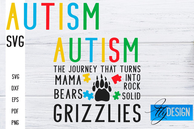 Autism SVG | Autism Quotes SVG | Autism Awareness SVG Fly Design 