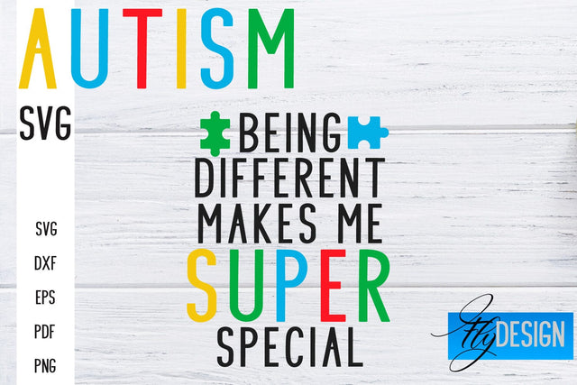 Autism SVG | Autism Quotes SVG | Autism Awareness SVG Fly Design 