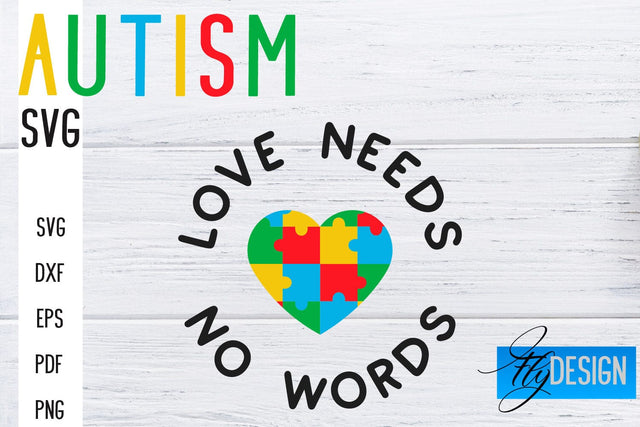 Autism SVG | Autism Quotes SVG | Autism Awareness SVG Fly Design 