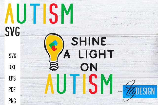 Autism SVG | Autism Quotes SVG | Autism Awareness SVG Fly Design 