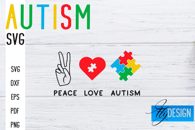 Autism SVG | Autism Quotes SVG | Autism Awareness SVG Fly Design 