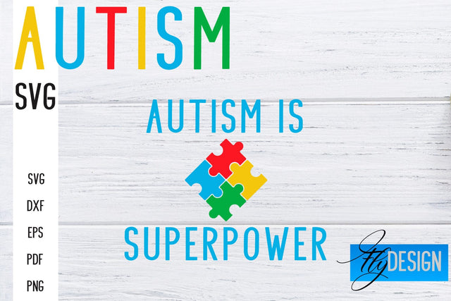 Autism SVG | Autism Quotes SVG | Autism Awareness SVG Fly Design 