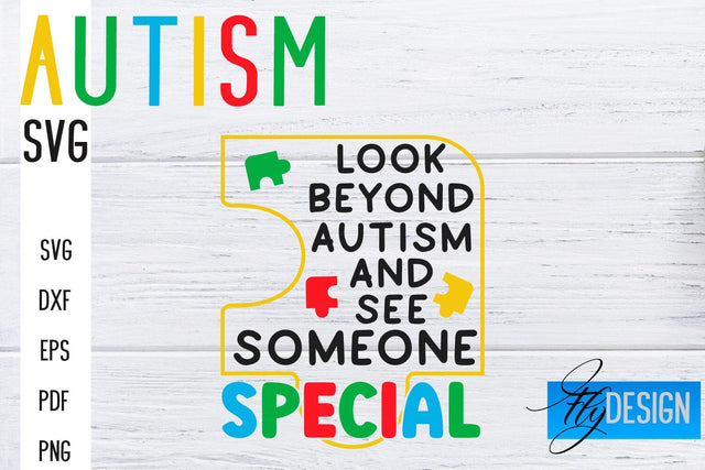 Autism SVG | Autism Quotes SVG | Autism Awareness SVG Fly Design 