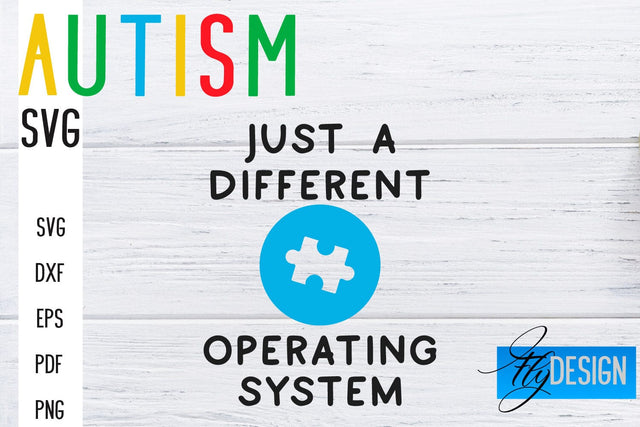 Autism SVG | Autism Quotes SVG | Autism Awareness SVG Fly Design 