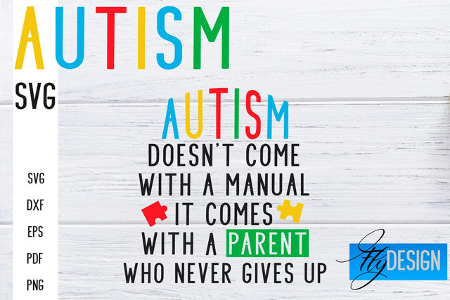 Autism SVG | Autism Quotes SVG | Autism Awareness SVG Fly Design 