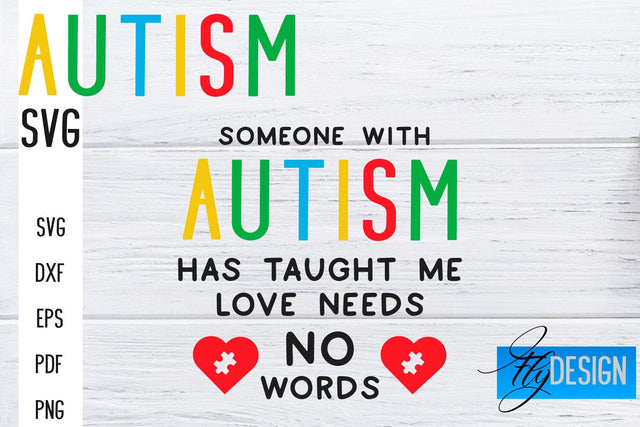 Autism SVG | Autism Quotes SVG | Autism Awareness SVG Fly Design 
