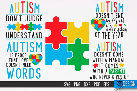 Autism SVG | Autism Quotes SVG | Autism Awareness v.1 SVG Fly Design 