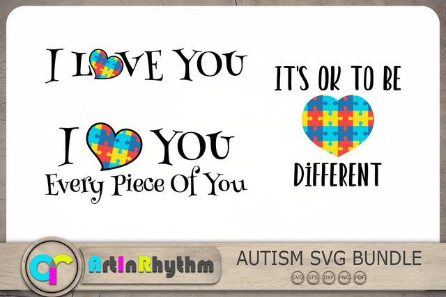 Autism Svg Bundle, Autism Awareness Svg, Autism Svg, Heart Svg SVG Artinrhythm shop 