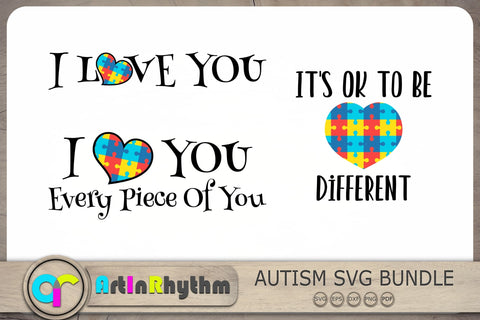 Autism Svg Bundle, Autism Awareness Svg, Autism Svg, Heart Svg SVG Artinrhythm shop 