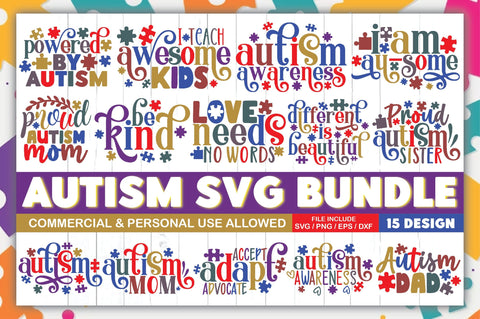 Autism SVG Bundle SVG Ariyan 