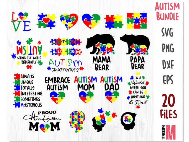 Autism SVG Bundle SVG CreativeStudioTM 