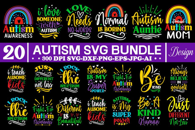 Autism Svg Bundle SVG designmaster24 
