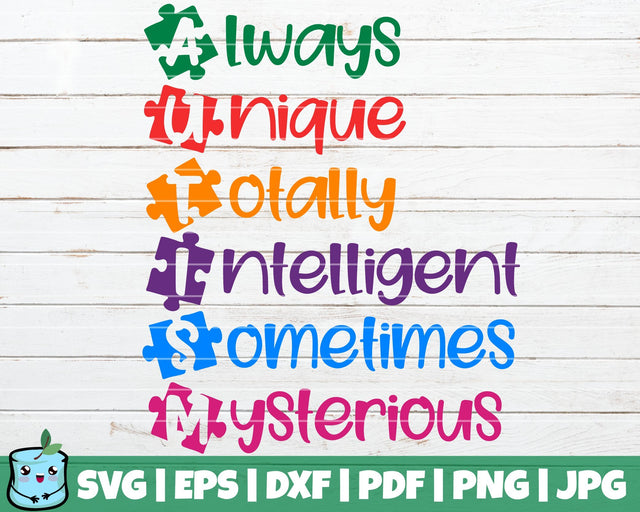 Autism SVG MintyMarshmallows 