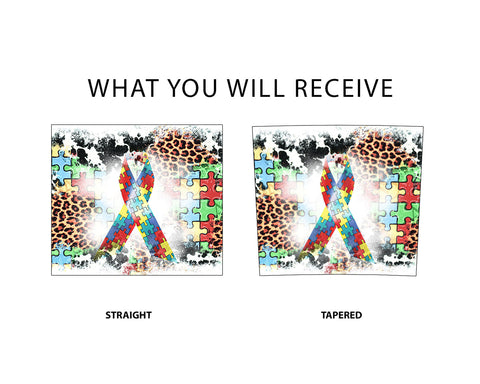 Autism Tumbler, Autism PNG, Autism Awareness PNG, Leopard Tumbler, Jigsaw Png, Tumbler png, Skinny Tumbler wrap 20 oz PNG Sublimation TrendingDesign 