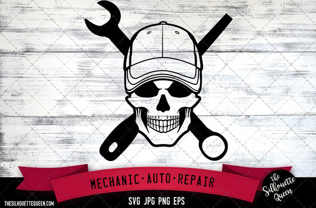 Auto Mechanic Skull with Hard Hat SVG File,Car Repair SVG,Powerline Mechanic svg,Commercial-Personal Use,Cricut,Silhouette Cameo,Vinyl Decal SVG Loveleen Kaur 