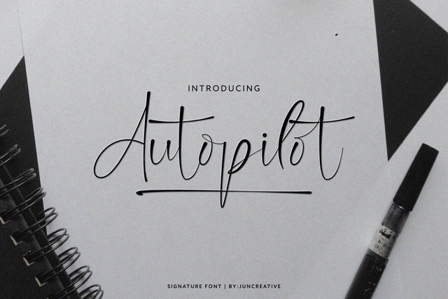 Autopilot Font Jun Creative 