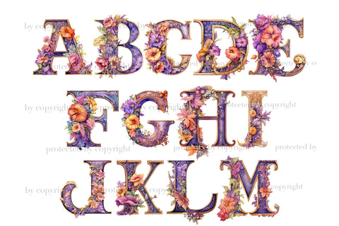Autumn Alphabet Bundle | Halloween Letters SVG GlamArtZhanna 