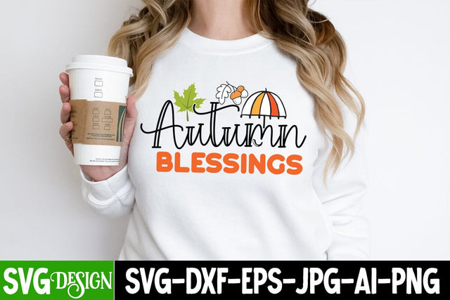 Autumn Blessing SVG Cut File, Autumn Blessing SVG Quotes , Autumn Blessing SUblimation PNG, Fall Farmhouse SVG Cut File , Fall Farmhouse SVG Quotes , Fall SVG Cut File, Autumn SVG Cut File,Fall Sublimation PNG SVG BlackCatsMedia 