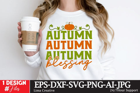 Autumn Blessing SVG Design SVG Insomnia Std 