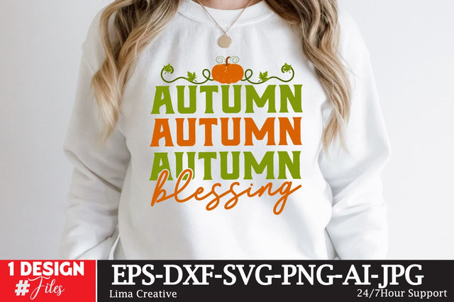 Autumn Blessing SVG Design SVG Insomnia Std 