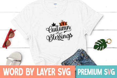 Autumn Blessings SVG CUT FILE SVG Blessedprint 