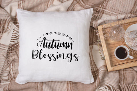 Autumn Blessings SVG Design SVG futivesvg 