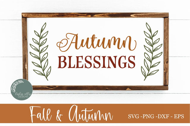 Autumn Blessings SVG-Fall SVG SVG Linden Valley Designs 