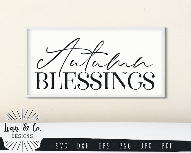 Autumn Blessings SVG Files | Fall | Christian SVG (871800621) SVG Ivan & Co. Designs 