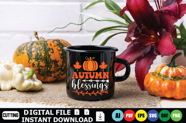 Autumn Blessings SVG Shahin alam 