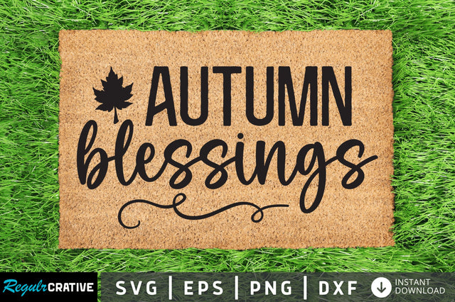 Autumn blessings SVG SVG Regulrcrative 