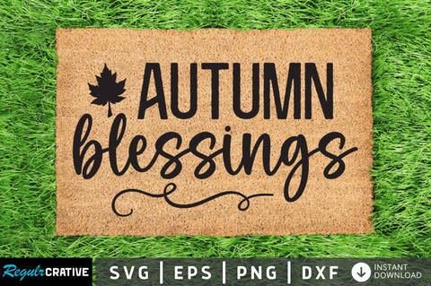 Autumn blessings SVG SVG Regulrcrative 
