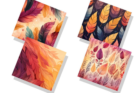 Autumn Boho Ombre backgrounds bundle Sublimation Regulrcrative 