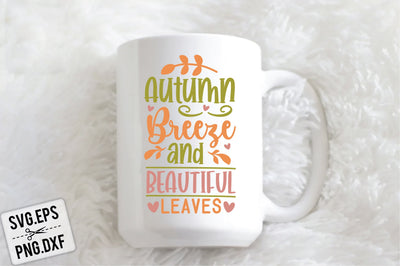 Autumn Breeze And Beautiful Leaves SVG Creativeart88 