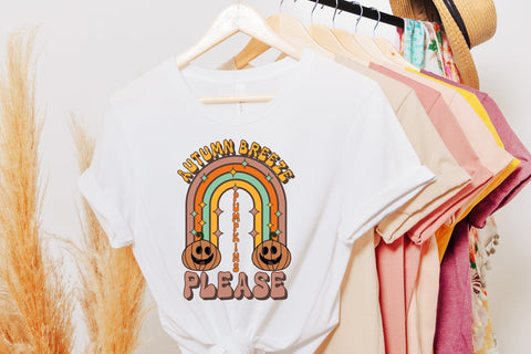 Autumn Breeze Pumpkins Please - Retro Fall PNG Sublimation CraftLabSVG 