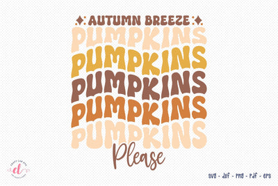 Autumn Breeze Pumpkins Please Retro SVG SVG CraftLabSVG 