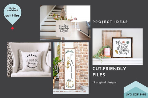 Autumn Bundle - 13 SVG Cut Files SVG Lettershapes 